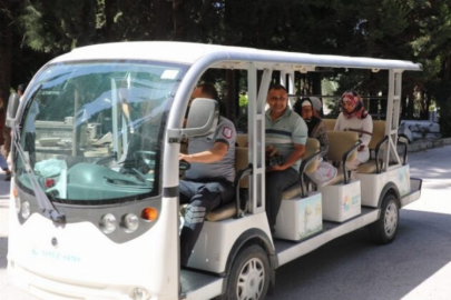 Hatay Büyükşehir'den mezarlık için özel hizmet