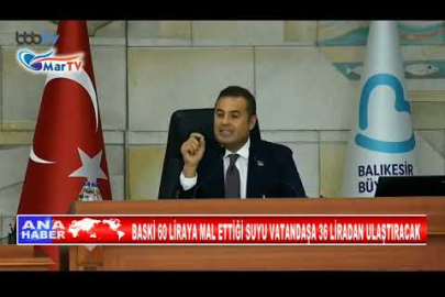 BASKİ 60 LİRAYA MAL ETTİĞİ SUYU VATANDAŞA 36 LİRADAN ULAŞTIRACAK