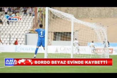 BORDO BEYAZ EVİNDE KAYBETTİ