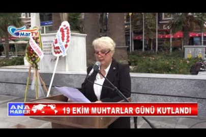 19 EKİM MUHTARLAR GÜNÜ KUTLANDI