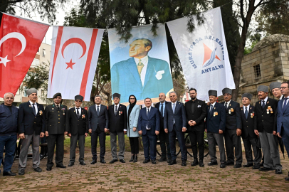 Antalya Muratpaşa'da Denktaş ve Küçük'e anma